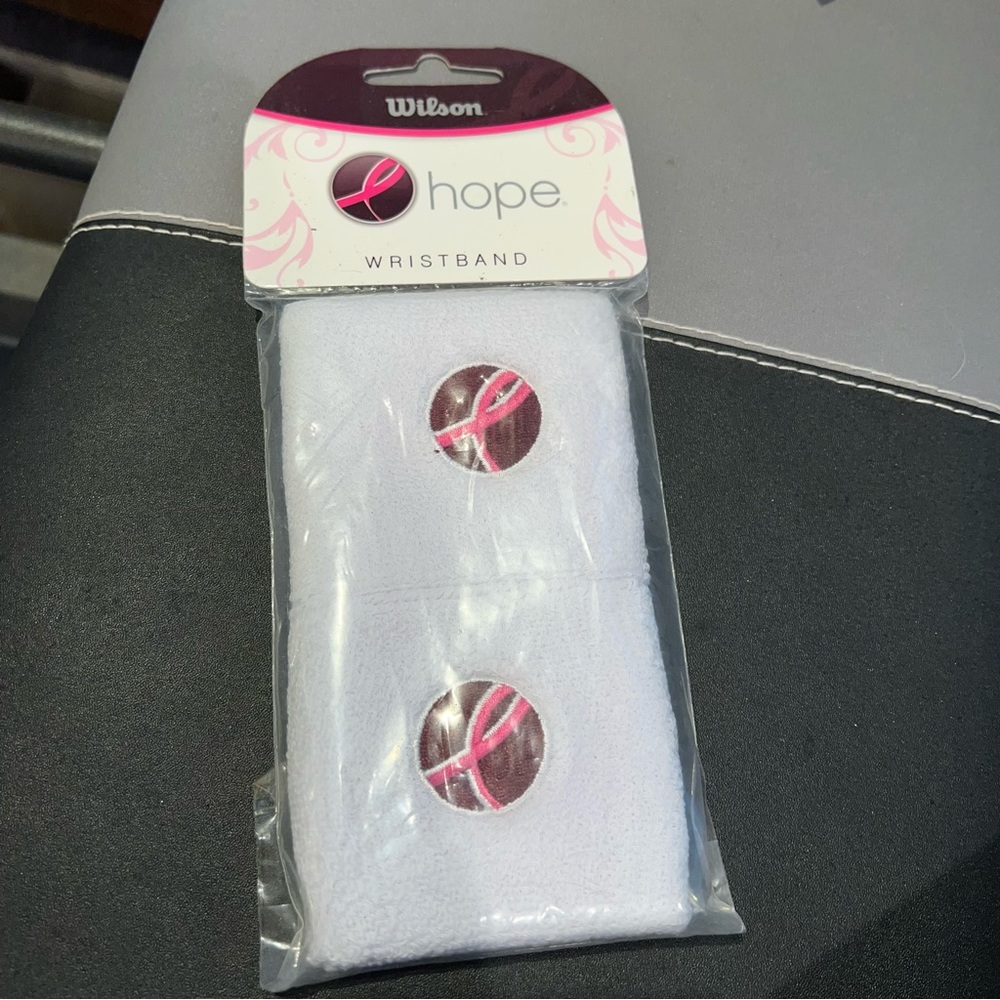 Wilson Breast Cancer Awareness Wristbands.